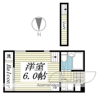 ジュネパレス松戸第133【2階】の間取り