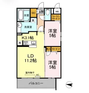 アン・シャトウ【4階】の間取り