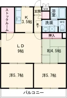 熊谷昭和ビル【1階】の間取り