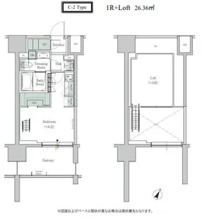 ONE ROOF RESIDENCE TAMACHI【2階】の間取り