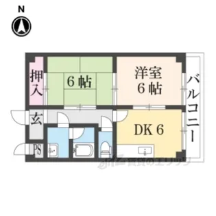 ラーク安田PART2【4階】の間取り