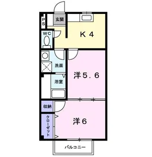 サンヒルハイム【2階】の間取り