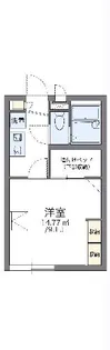 レオパレスりら【2階】の間取り
