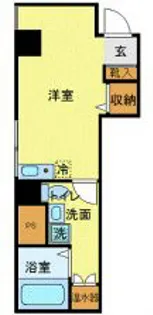 ペガサスマンション若松町【1階】の間取り