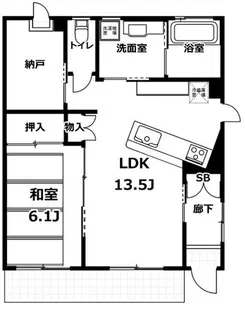 グランシャリオα【1階】の間取り