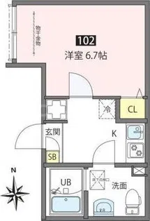 ANNEX三河島【3階】の間取り