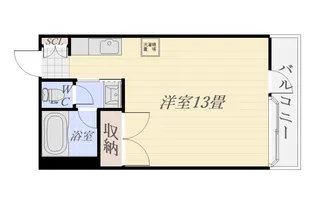ブランドール下荒田【3階】の間取り
