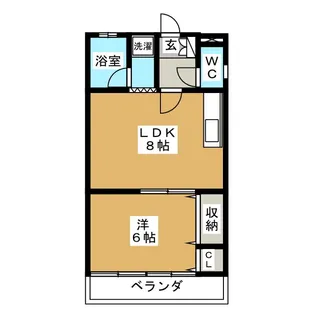 大野マンション【4階】の間取り