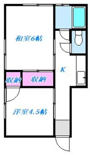 東方ハイツ【2階】の間取り
