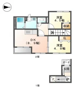 Gran Felicias【2階】の間取り