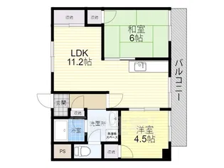 ホワイトハウス【1階】の間取り