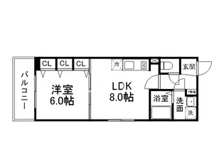 Venlige【2階】の間取り