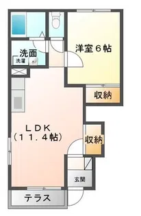 グリーンハイムIV【1階】の間取り