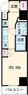 アイルグランデ南大井【10階】の間取り