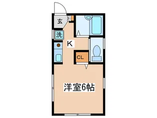 パルコ-ト朱月【2階】の間取り