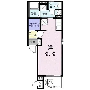 エスポワール小手指【3階】の間取り