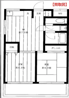 エムズマンション【2階】の間取り