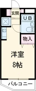 六辻ビル【3階】の間取り