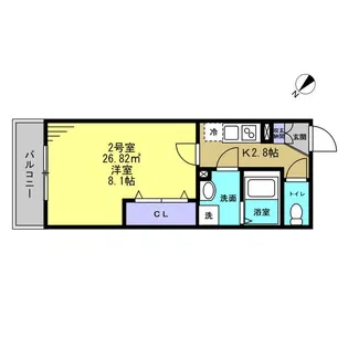 AJ津田沼【2階】の間取り