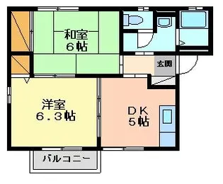 ピアハウス【2階】の間取り