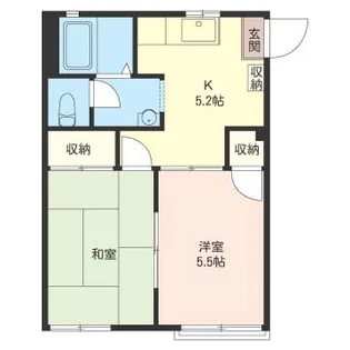 シャンテール光和【1階】の間取り