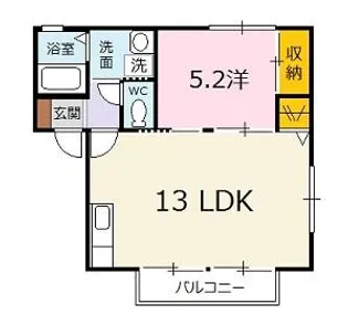 セジュール奥田【2階】の間取り