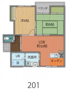 ビーナス21【2階】の間取り
