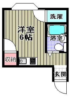 ハイツ山尚【2階】の間取り