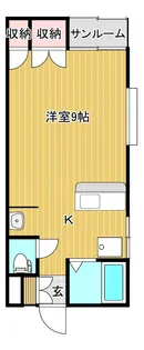 シャロムB【1階】の間取り