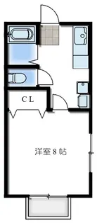 グランビュー川崎【2階】の間取り