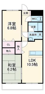 リベルテONE【2階】の間取り