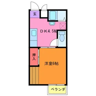コーポひまわり【2階】の間取り