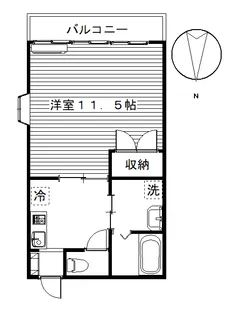 ピュアレ【1階】の間取り