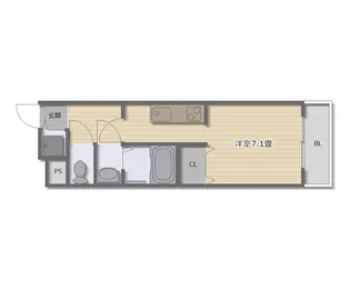 アビーコリーヌ【1階】の間取り