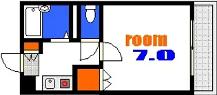 フェリエ東雲【4階】の間取り