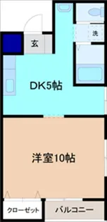 メゾンHSB・1【1階】の間取り