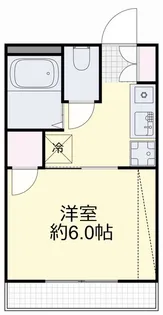 富田ハイツ【3階】の間取り