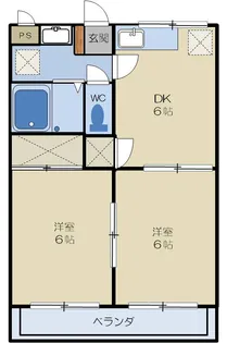 ブルーバユー【3階】の間取り