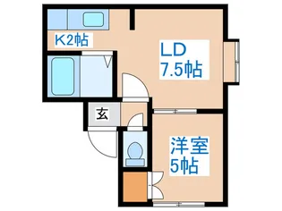 スタ-ハウス【1階】の間取り