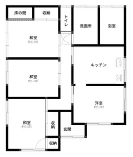 群馬県伊勢崎市連取町【一戸建】の間取り
