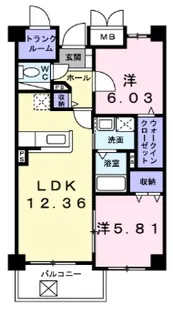 KTエミネンスヒルズ【2階】の間取り