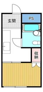 ドキハイツ1【2階】の間取り