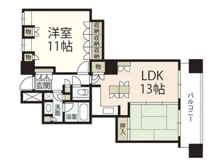 アーバンビューグランドタワー【24階】の間取り