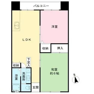 サングリーン【1階】の間取り