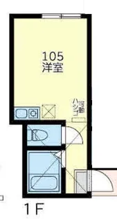 ユナイト横浜ブライトン【1階】の間取り