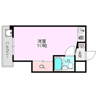 シティメゾン天満【6階】の間取り