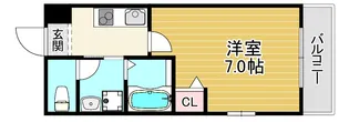 大阪府大阪市城東区関目5【マンション】の間取り