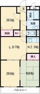 エスポワールM2【2階】の間取り