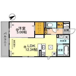 滋賀県大津市蓮池町【アパート】の間取り