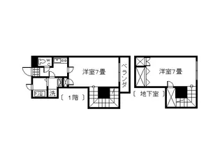 コートハイム【1階】の間取り